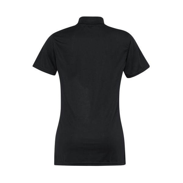 Black P500 Short Sleeve Polo Shirt For Women